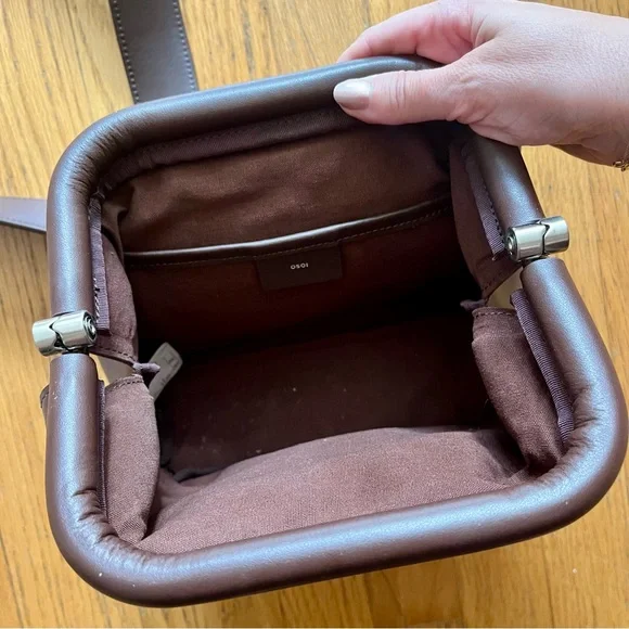 OSOI Brown Leather Crossbody Bag - Picture 5 of 6